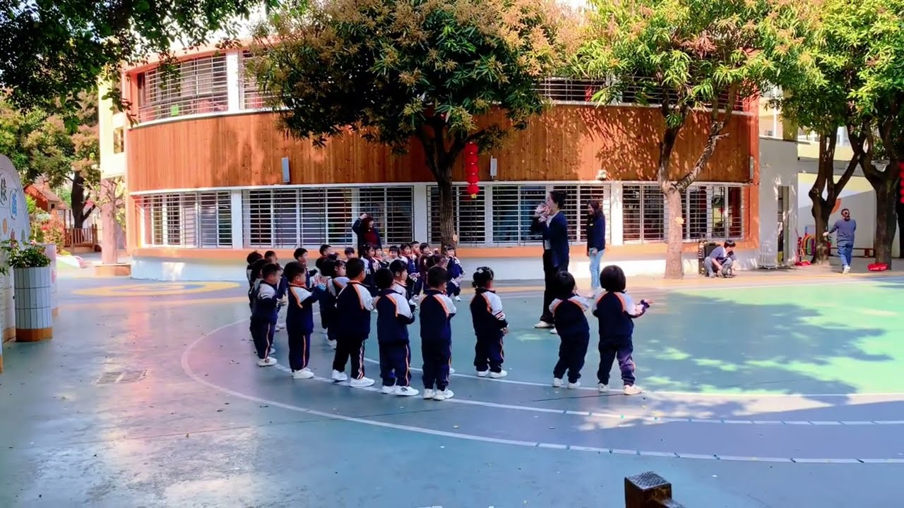 Chinese Kindergarten Kids Dance Performance|🇨🇳School Mornin Routine#china#school@Kiaan-Academy