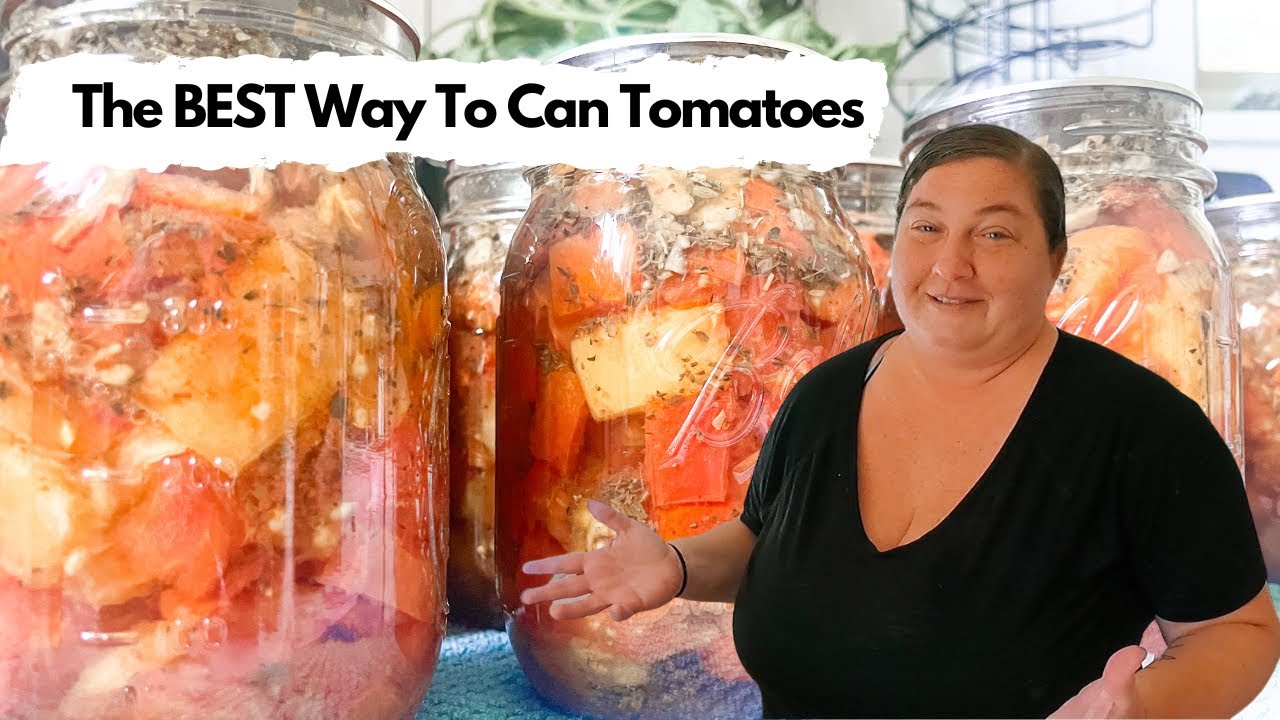 You Have Never Canned Tomatoes Like This Before | BRUSCHETTA Canning Recipe