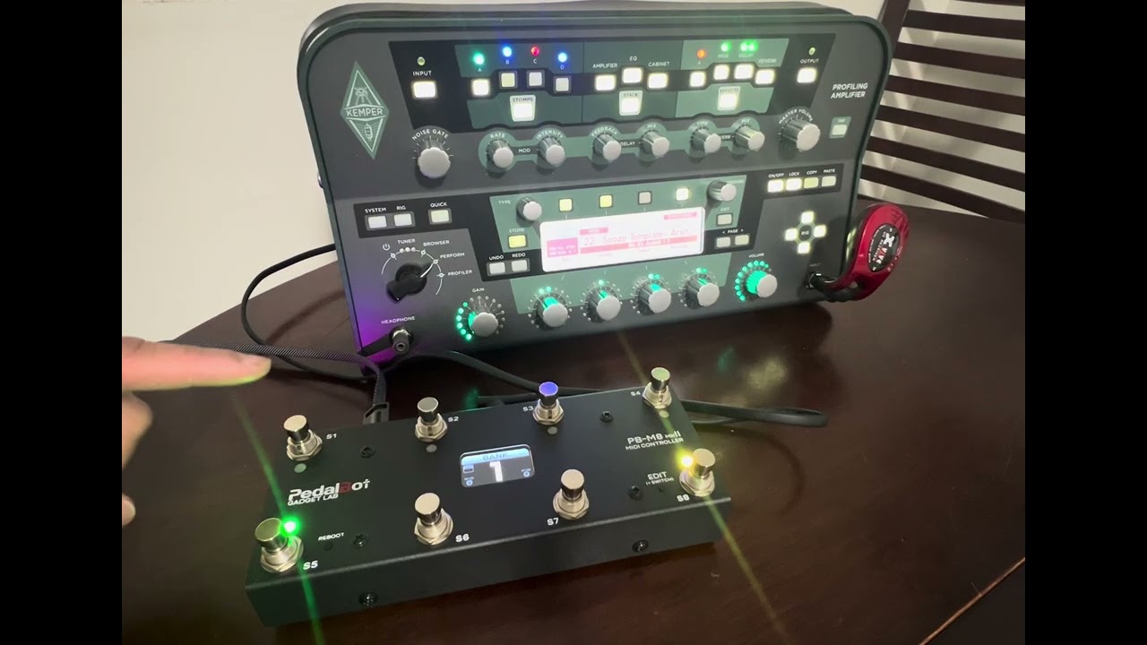 Kemper Head (Toaster) with Pedalbot MIDI