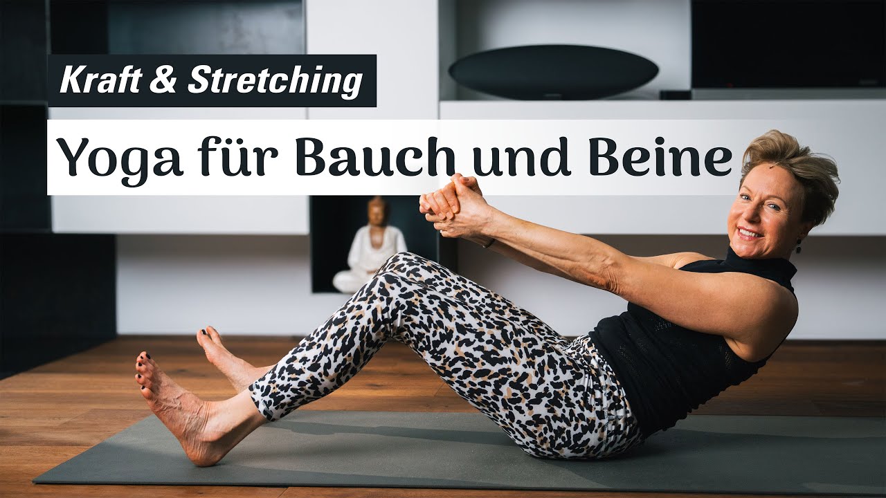 50+ Kraft & Stretching: Effektives Yoga-Bauch- und Beintraining | Sanftes Yoga für Best Ager