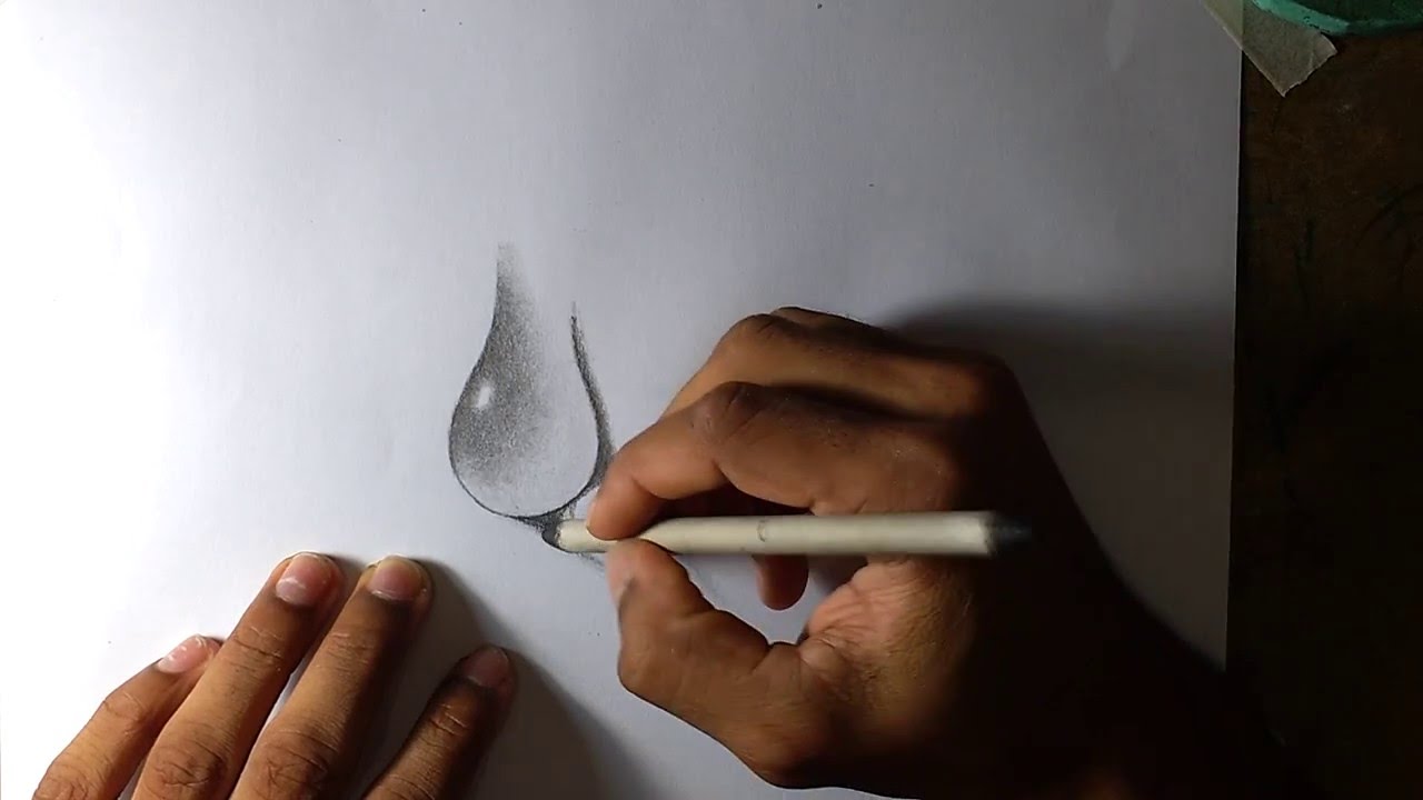 Como desenhar gotas de orvalho realista