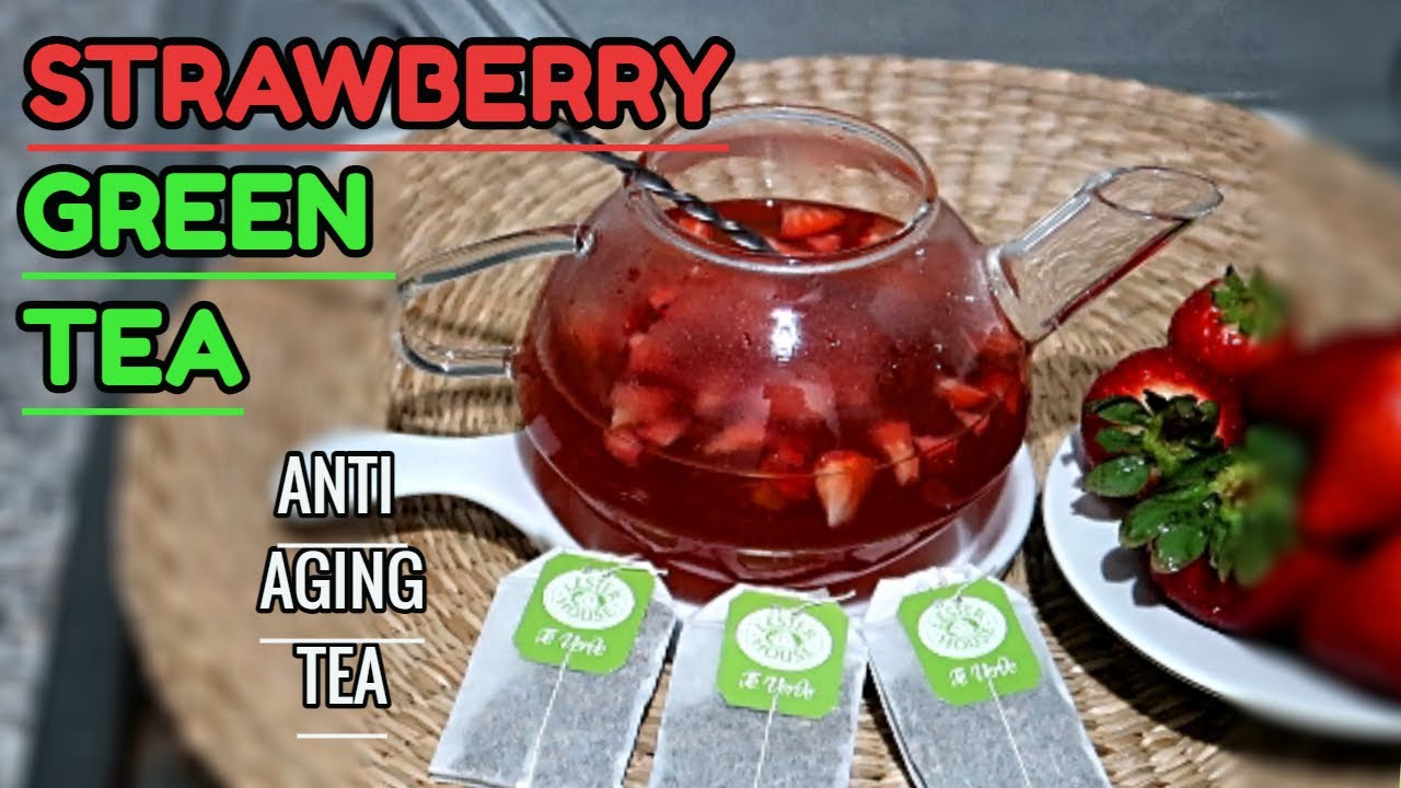 ANTI AGING TEA / Healthy Skin Tea / STRAWBERRY With GREEN TEA / TeaTime