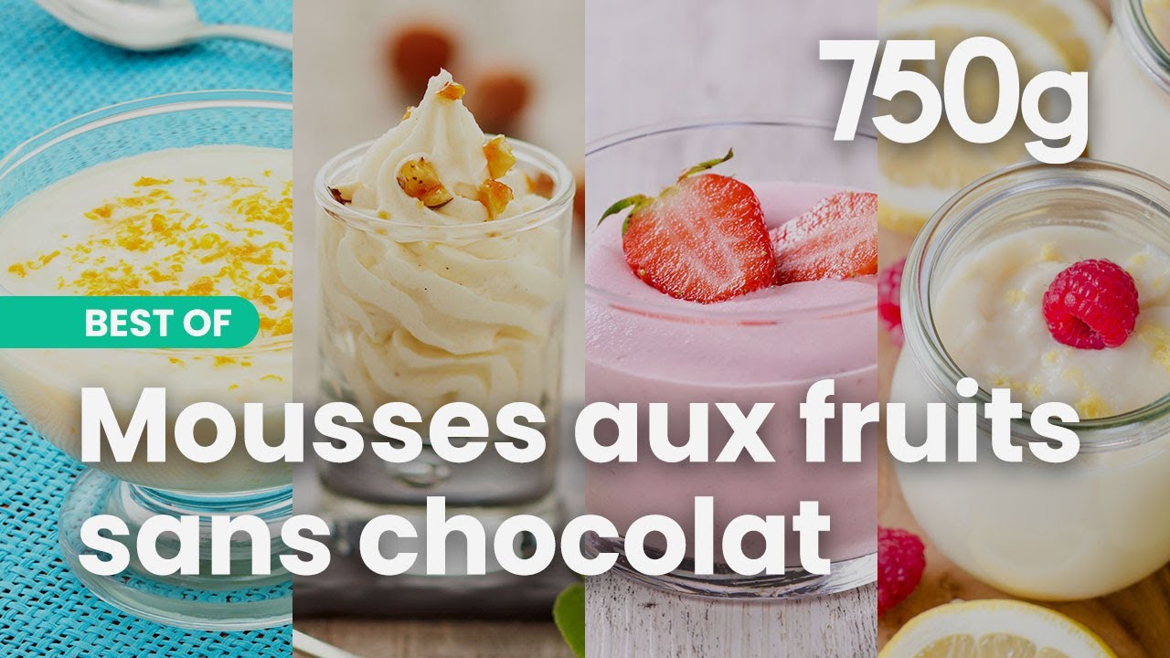 Les 4 meilleures recettes de mousses aux fruits de Chef Damien - 750g