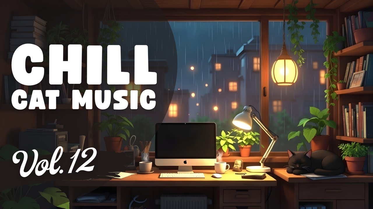 Chill Cat Music Vol.12 | Soft Lo-Fi Chillhop | Calm Focus & Productivity