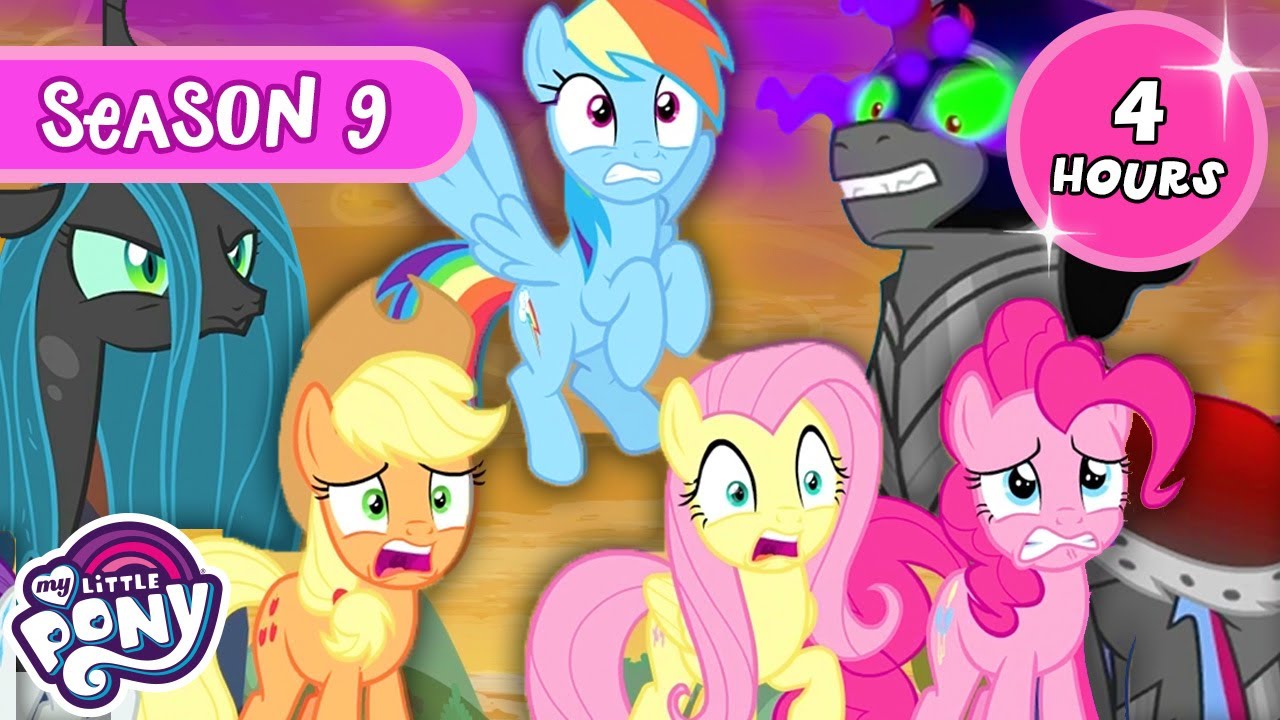 SAISON 9 MÉGA COMPILATION😍🌈 | My Little Pony en français: La Magie de l'Amité | 2 HEURES
