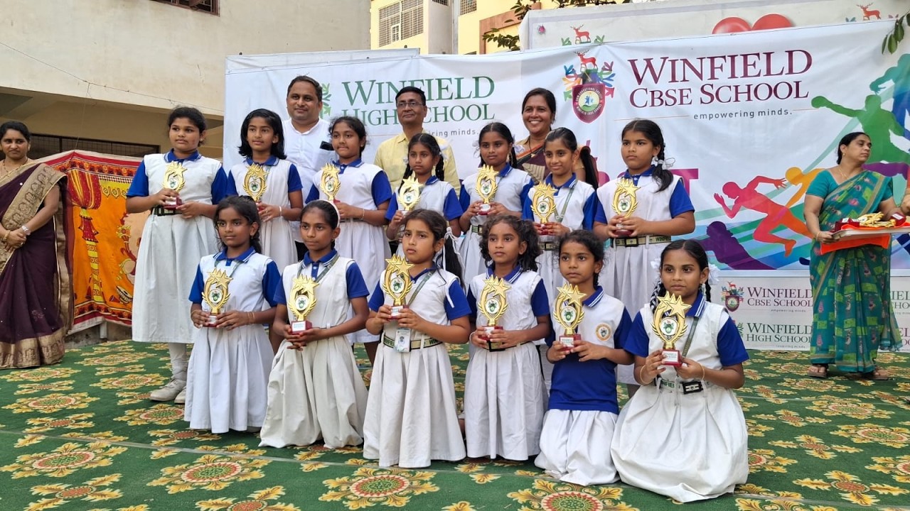 Annual Sports Meet Celebrations | Day-3 | Primary at Winfield High School, Khammam