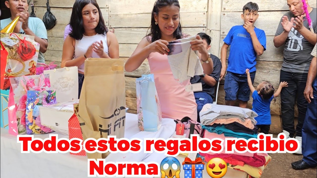 5Norma Empieza abrir sus regalos🎁Vean todo lo que le regalarón😱😍