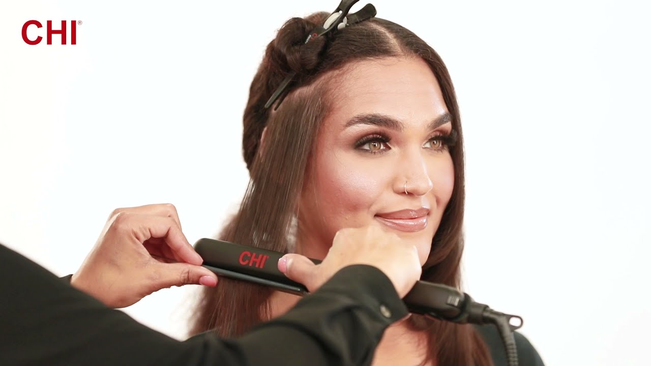 Incredible Shine For Textured Hair With CHI Titanium Flat Iron