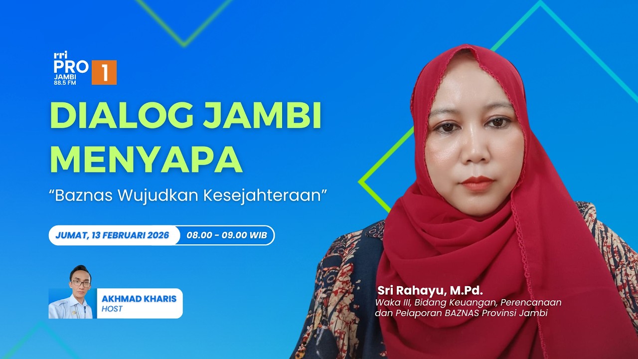 🔴 [ LIVE ] DIALOG JAMBI MENYAPA | JUM'AT, 13 FEBRUARI 2026