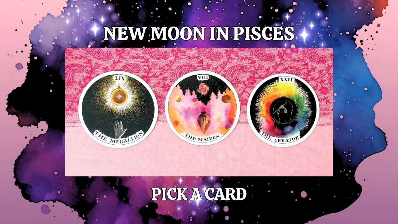 A time to LET GO: New Moon in Pisces♓️🌑 | Pick a Card