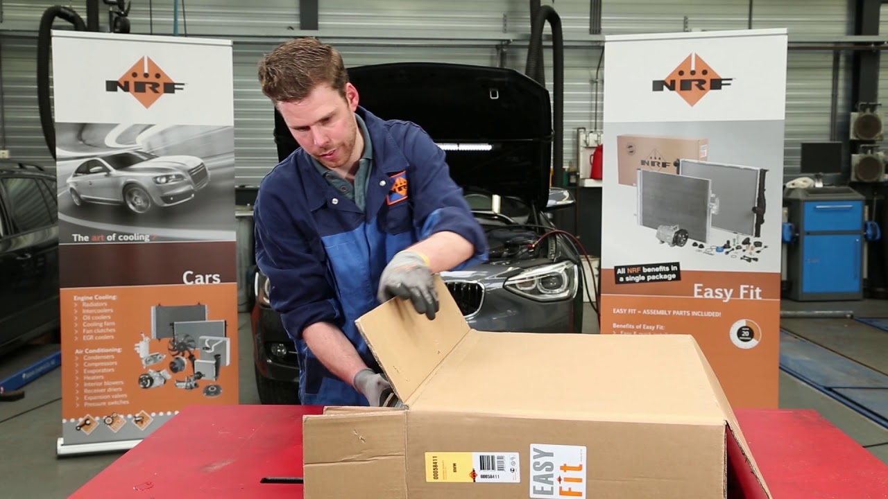NRF - Replacing a radiator (passenger car)