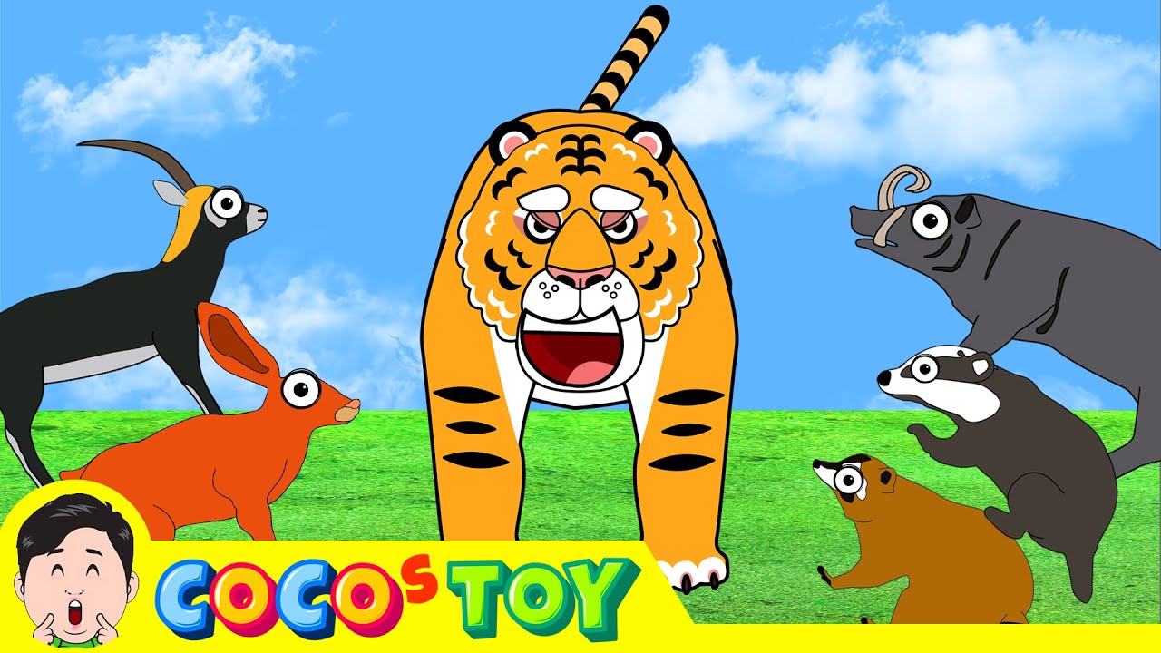 The Tiger in its own trapㅣcartoon version, fairy tale for kids, animals storyㅣCoCosToy