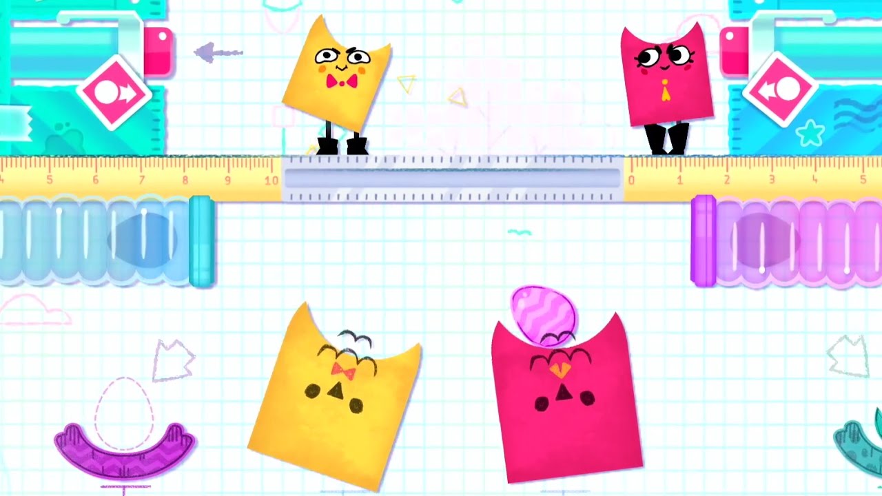 SNIPPERCLIPS ~ MEGA MOCKING BIRDS ~ NOISY NOTEBOOK ~ SINGLE PLAYER ~ NO COMMENTARY 1AS