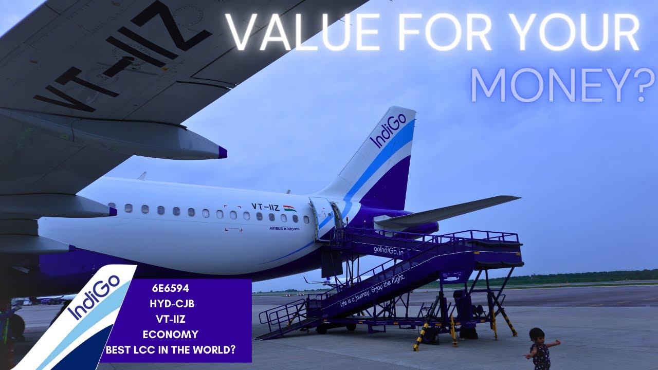 | IndiGo (ECONOMY) | Hyderabad - Coimbatore| Airbus A320neo | VT-IIZ| 6E 6594 |