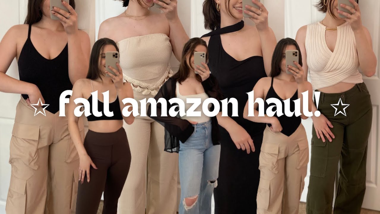 $300 AMAZON FALL FASHION HAUL 2023 | clean girl clothing haul