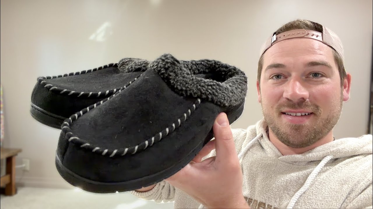 Mens Fuzzy Bedroom Slippers Review!