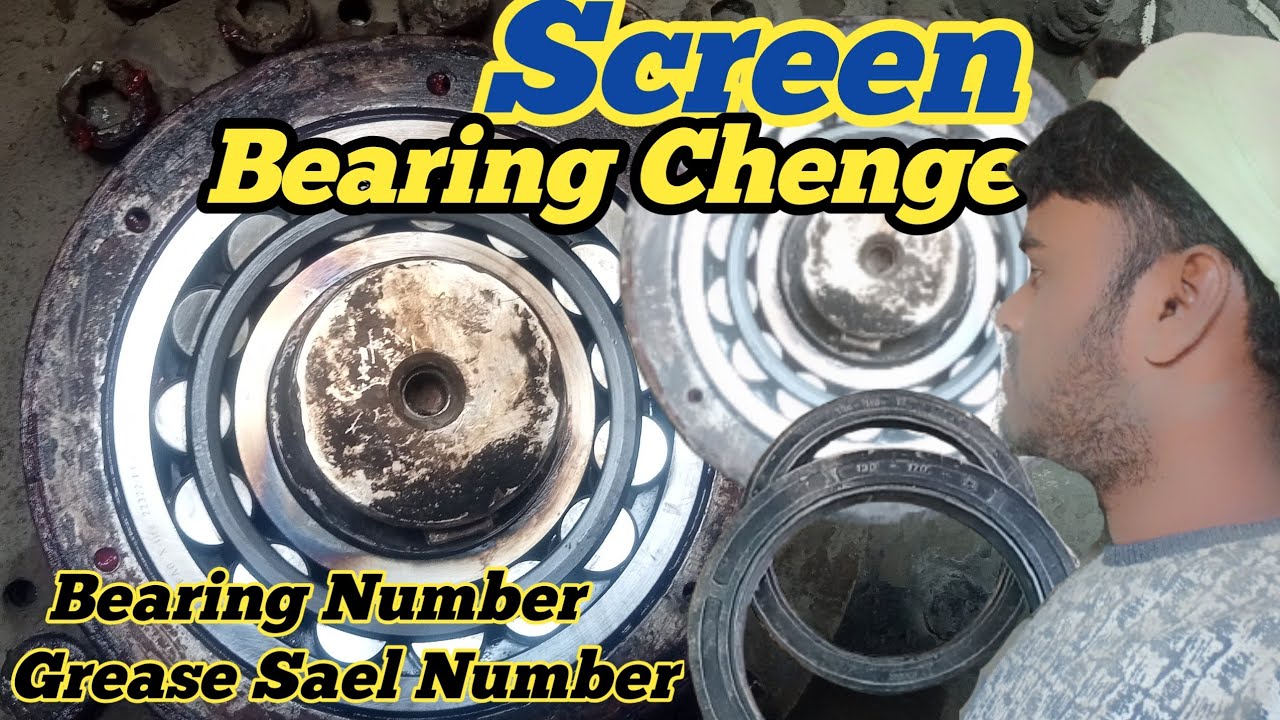 Metso 1855 screen bearing replacement