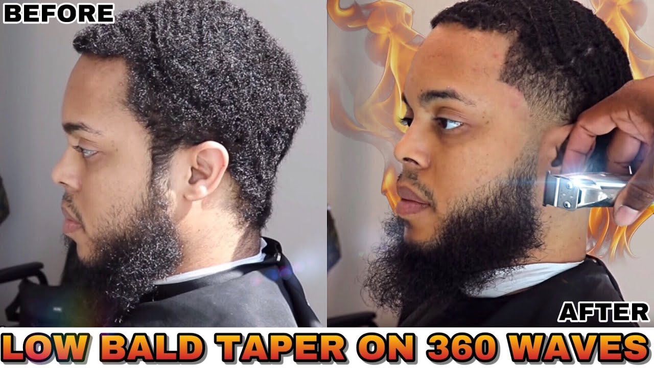 BEST Barber on YouTube: GAMECHANGER - Low Taper HairCut Transformation with Waves Against the Grain