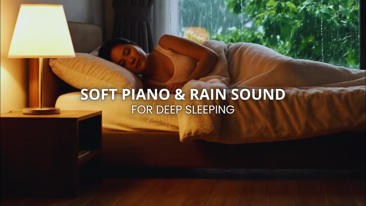 Malam Ini Kamu Akan Cepat Tertidur 🌧️ Suara Hujan + Piano Lembut untuk Tidur Nyenyak & Tenang