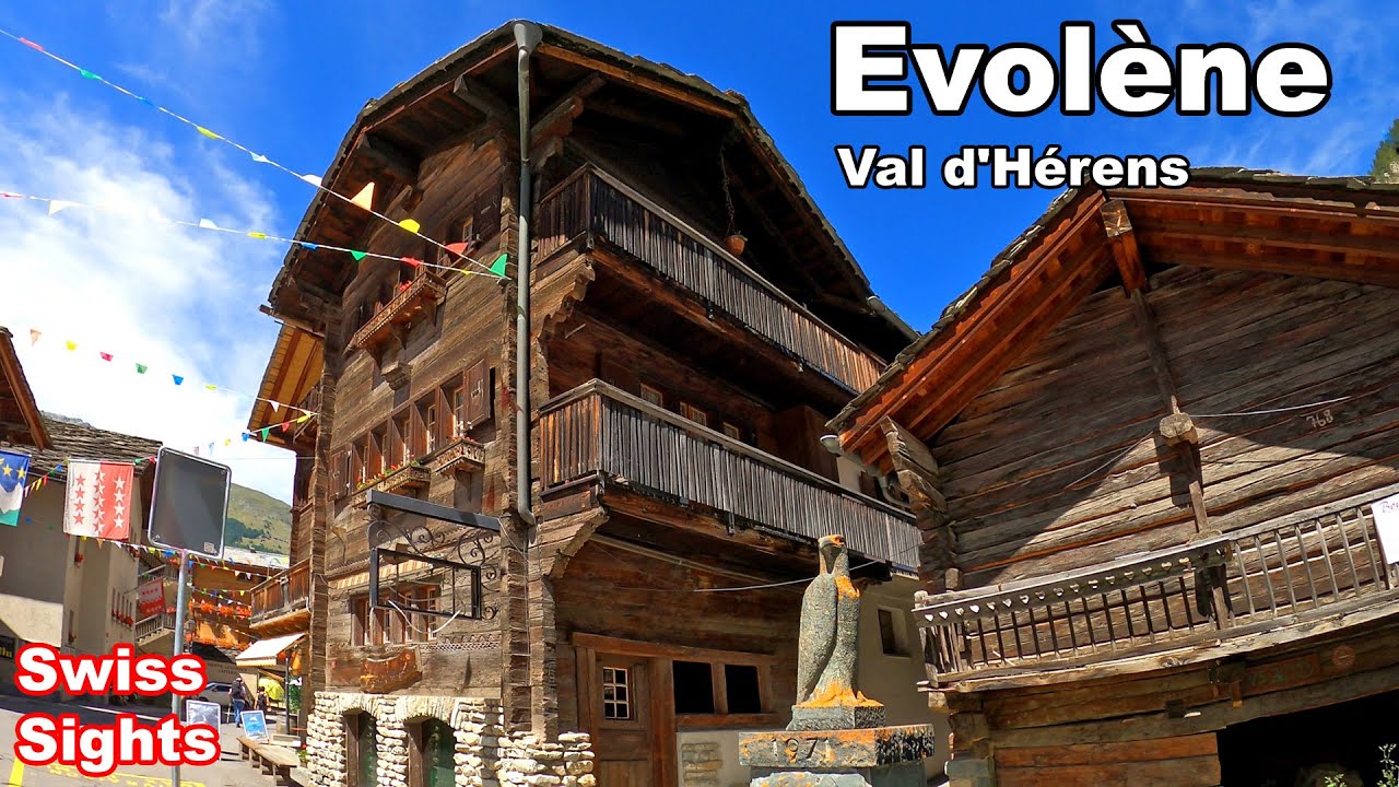 Evolene Switzerland 4K Pyramides d'Euseigne Valais