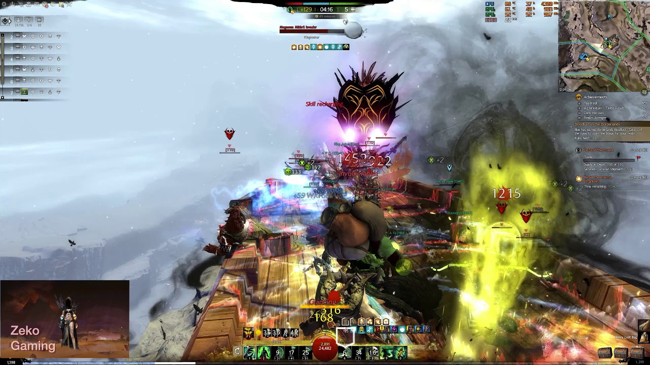 Guild Wars 2 WvW EP 6 T1 Reset day 2018 03 24 Power Scourge 2k 60fps