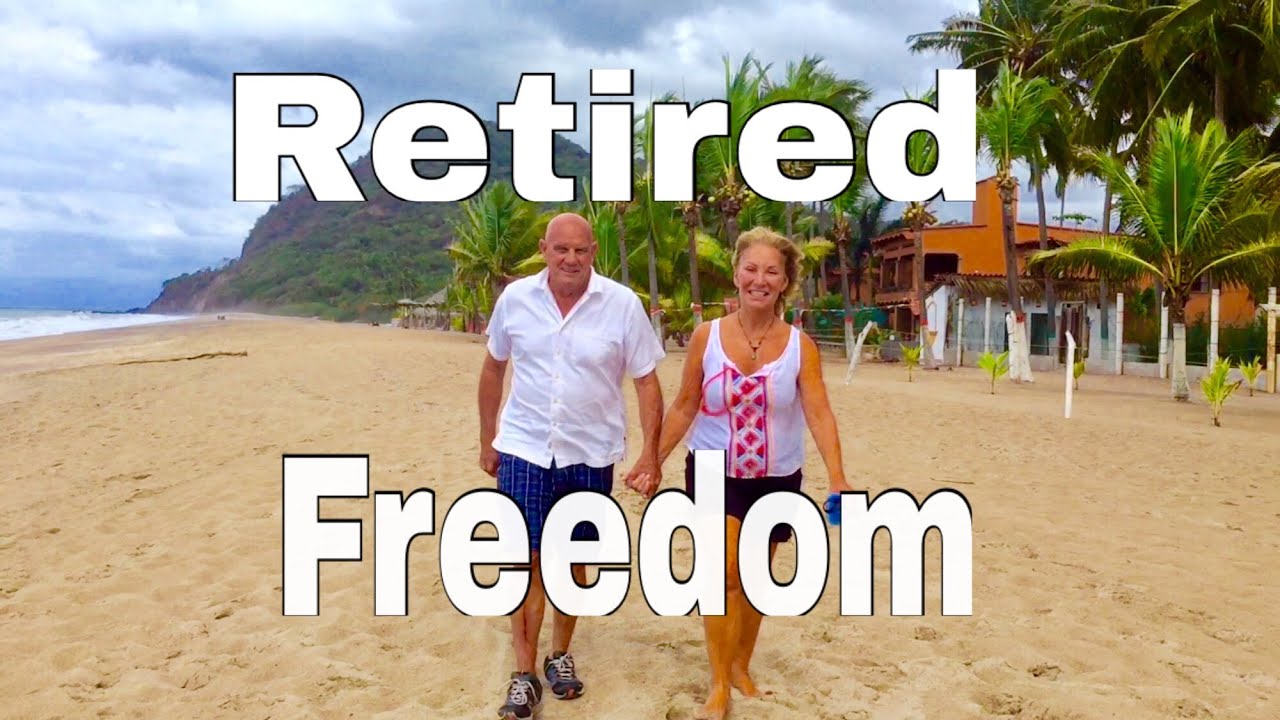 A couple enjoying RETIREMENT lifestyle in Lo de Marcos Jalisco Mexico Beach  Community