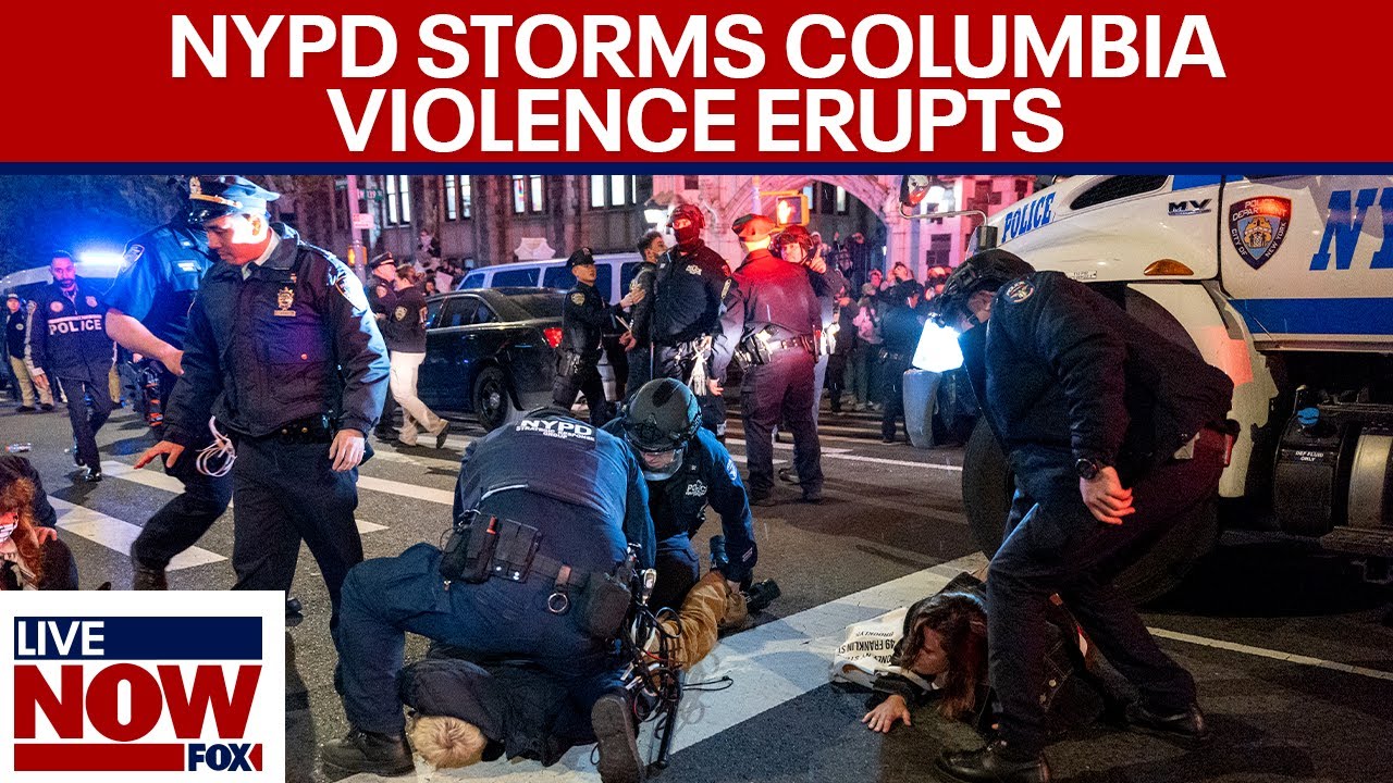 NYPD arrests 280+ protesters at Columbia University amid Gaza protests | LiveNOW from FOX