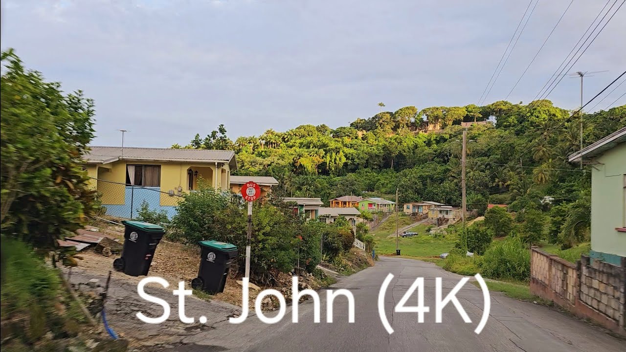 Driving in Barbados - Exploring The Parish of St. John (4K)