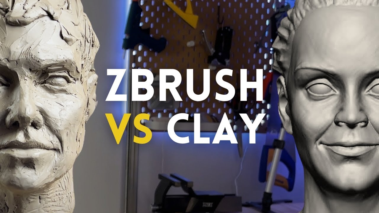 ZBRUSH против лепки из глины | 5-часовой челлендж