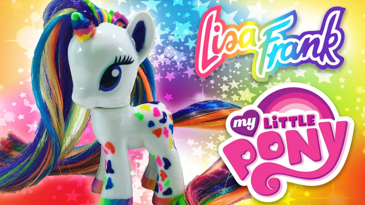 Custom LISA FRANK UNICORN MLP | My Little Pony Tutorial