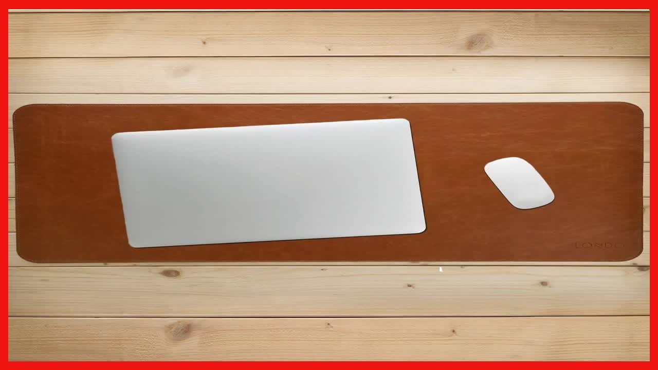 Londo Leather Extended Mouse Pad - Desk Mat