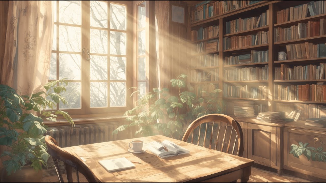 Soft Light on Old Pages | 3 Hours Gentle Piano Ambient for Studying & Calm