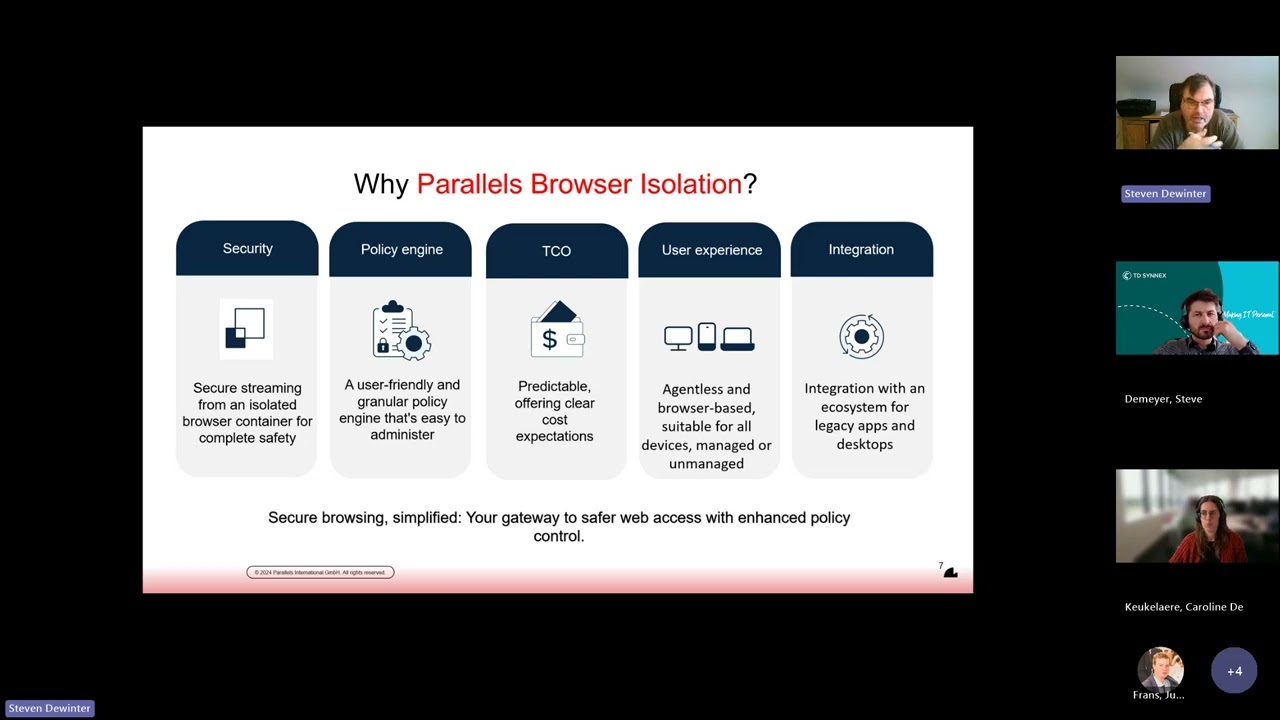 Parallels Browser Isolation webinar – Secure browsing, simplified!