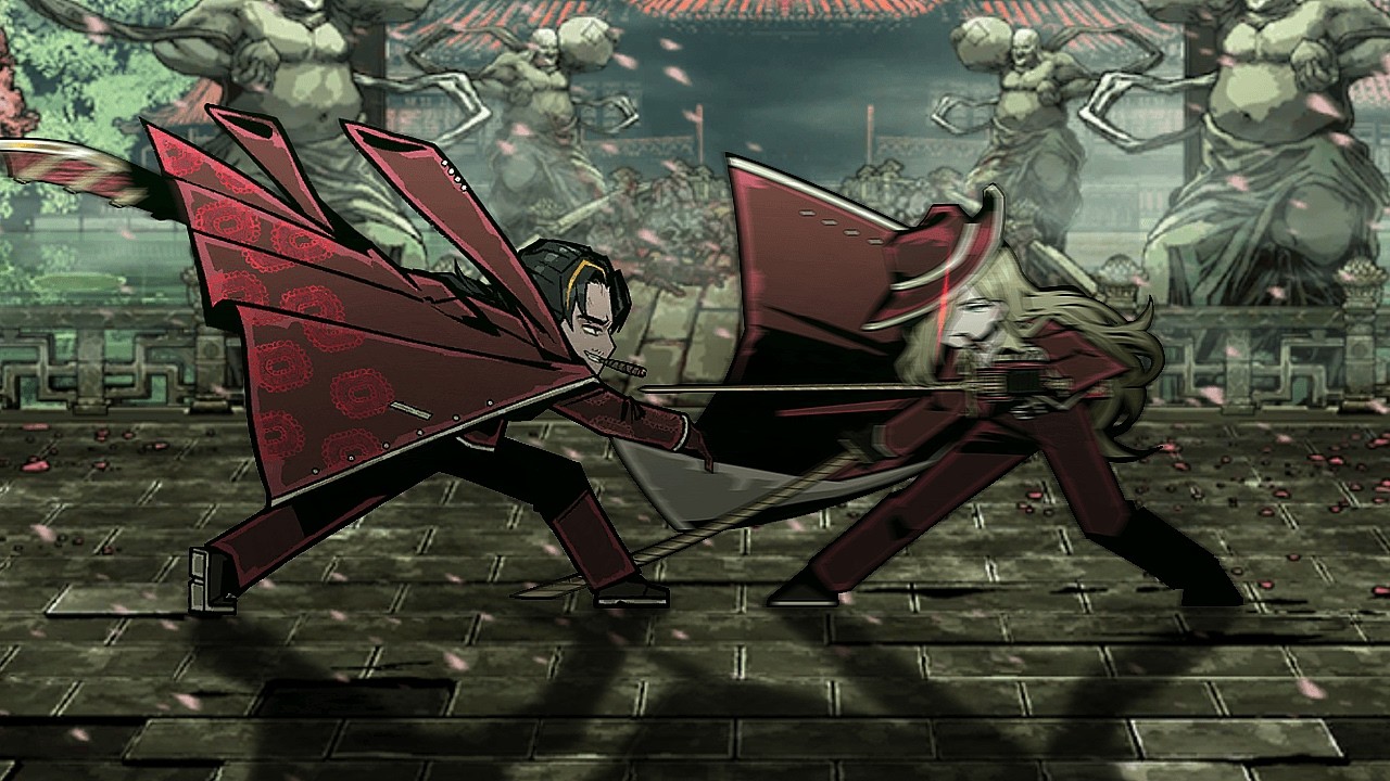 Фингеринг-баттл (Лэй Хэн против Валенсины [модифицированная версия Limbus Company]