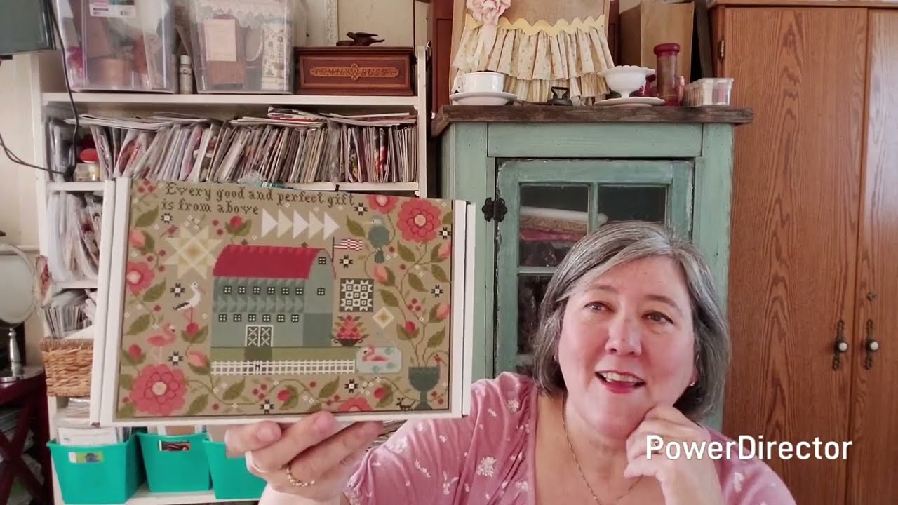 Flosstube #137 - Country Sampler and Paulette Stewart at the Farmgirl Retreat