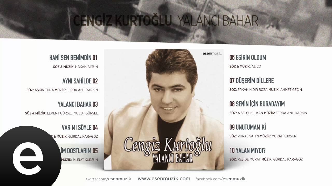 Zalim Dostlarım (Cengiz Kurtoğlu) Official Audio #zalimdostlarım #cengizkurtoğlu - Esen M&uuml;zik