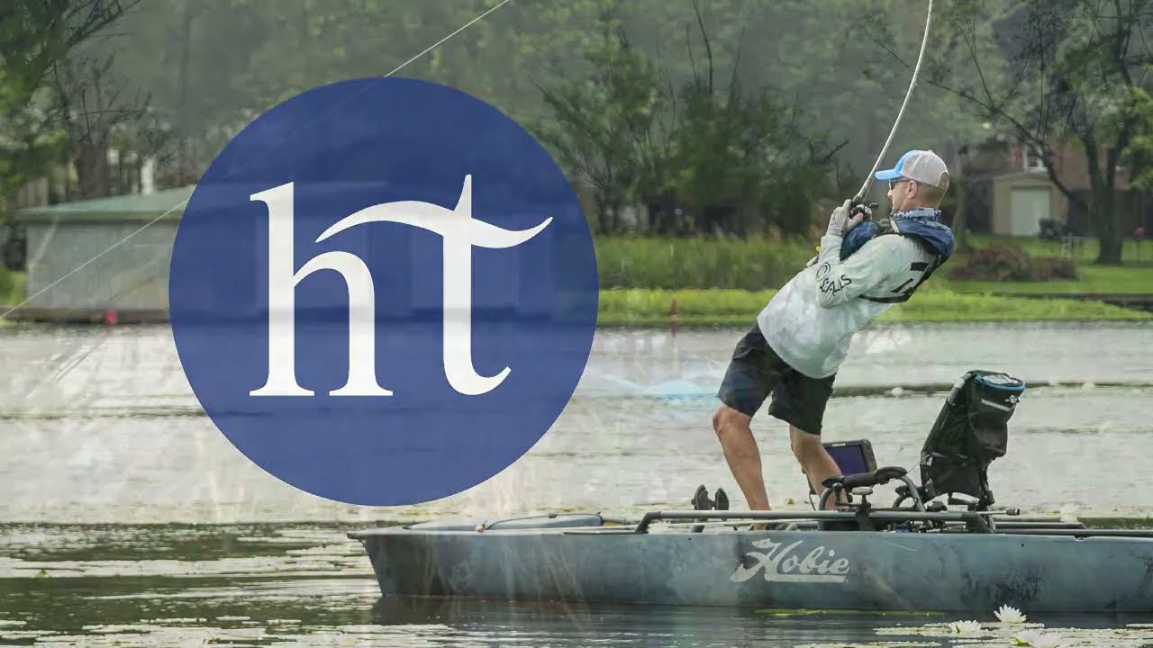 Hobie ProAngler 360 With Kick Up Fins In Action