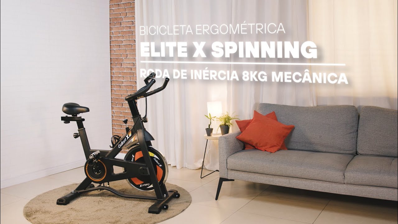 Montagem | Bicicleta Spinning Mecânica Gallant Elite X Roda 8KG GSB08HBTA-PT