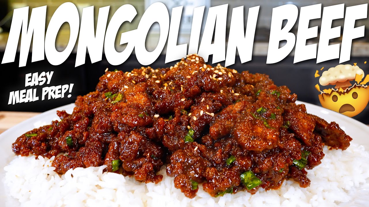 P.F. CHANG'S MONGOLIAN BEEF MEAL PREP | Low Calorie Bodybuilding Recipe!