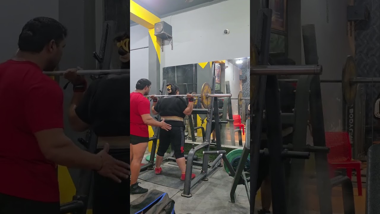 50 kg ×100 reps # bend the knees , Break the limits #