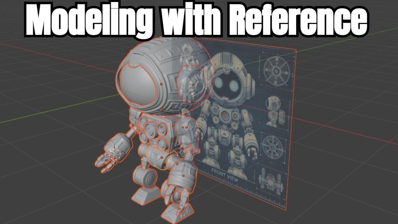 Get Your Robot Model RIGHT with This Simple Blender Blueprint Hack