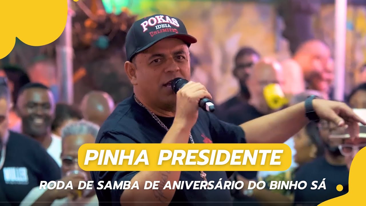 Roda de Samba de Aniversário do Binho Sá convida Pinha Presidente Ao Vivo na BatuQ