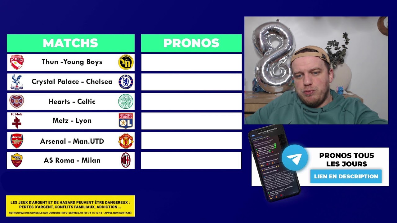 Pronostics Live Football ( Arsenal - Manchester United )