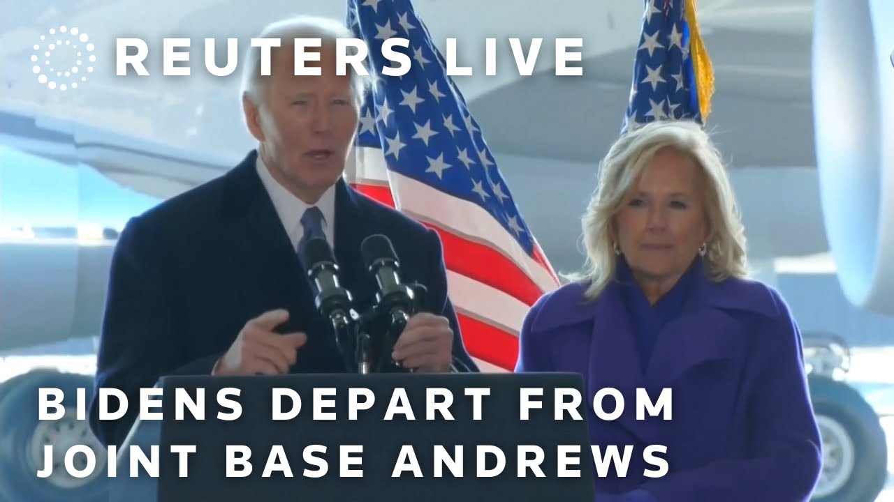 LIVE: The Bidens depart from Joint Base Andrews