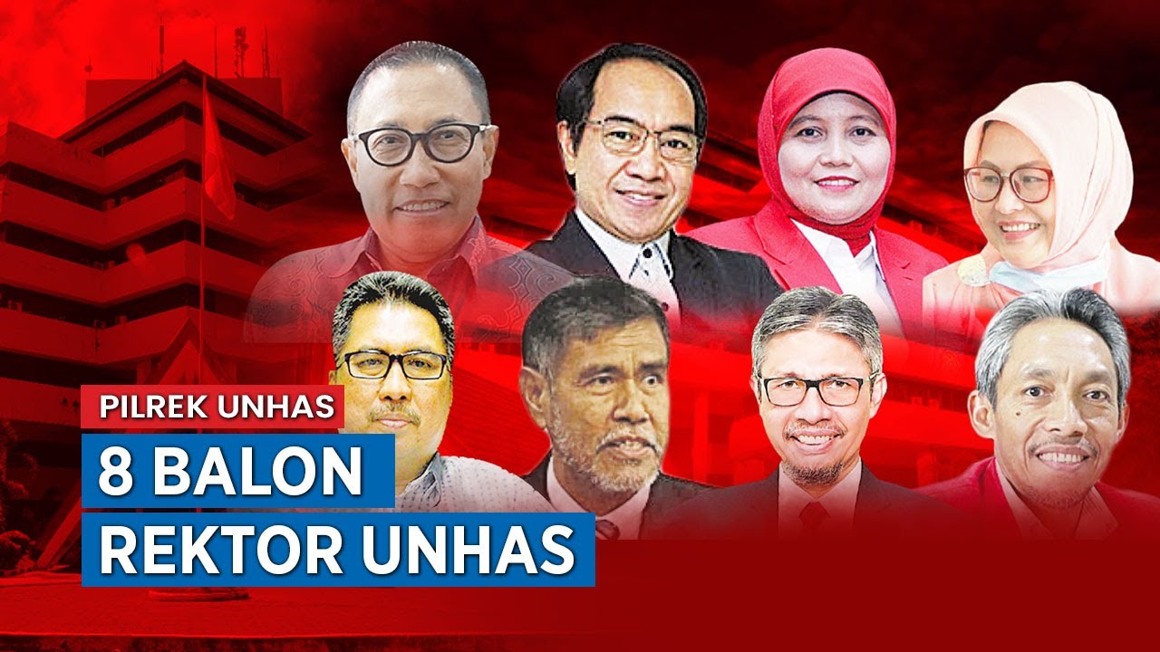 Ini 8 Bakal Calon Rektor Unhas, Siapa Saja?