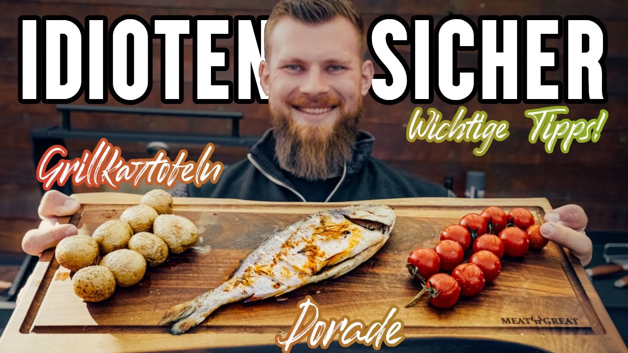 Knusprig & Saftig! Dorade perfekt grillen | Gasgrill Fisch Rezept mit Beilagen vom Grill
