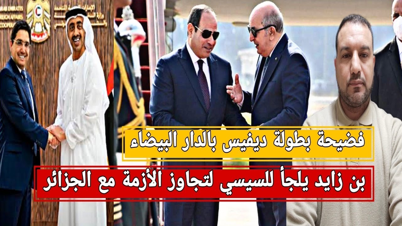 المغرب وأزمة الكيروزين/جولة ثانية للمفاوضات/المخزن يهاجم الجزائر و بن زايد يلجأ للسيسي/بطولة ديفيس