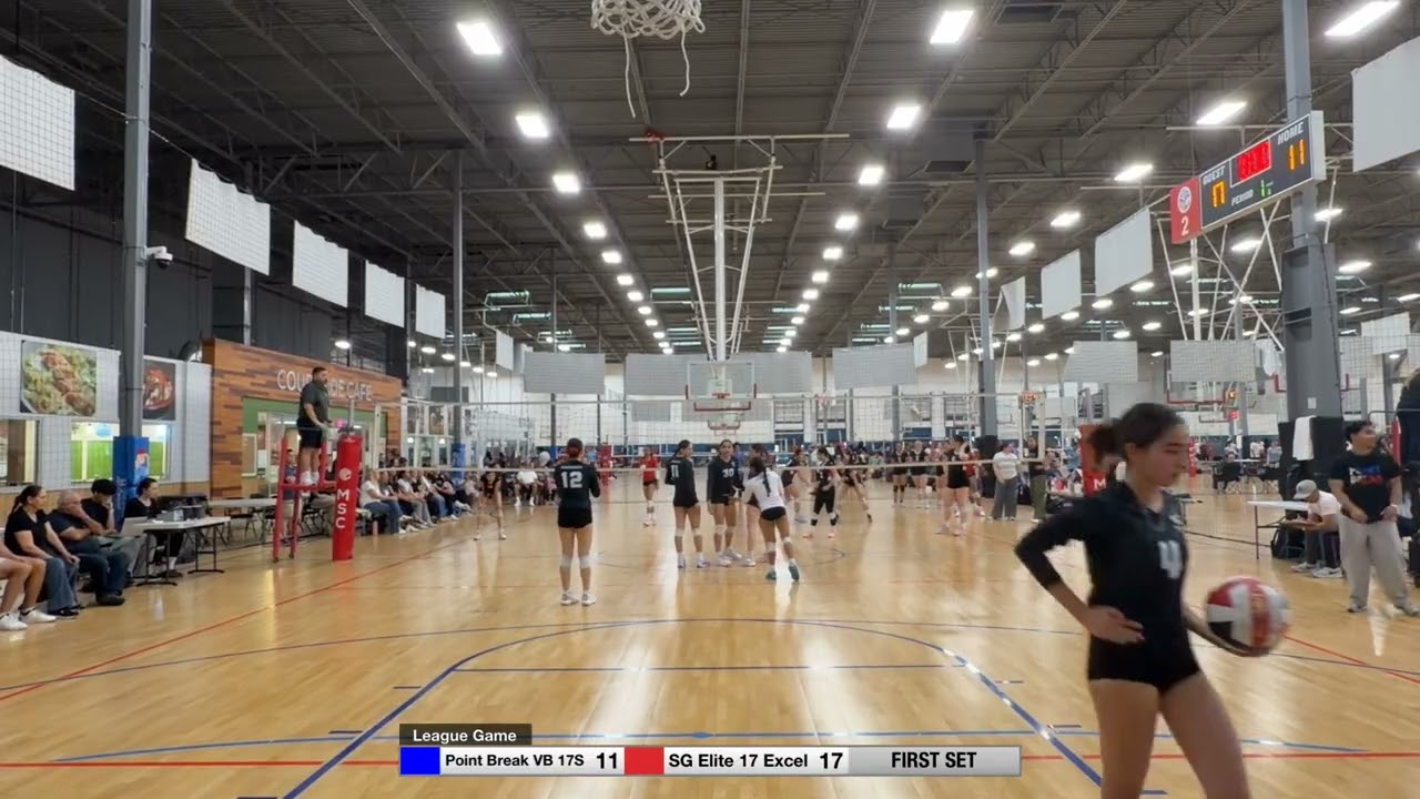 PBVC Mike/Louie 17s vs SG Elite 17 Exce 1st Set
