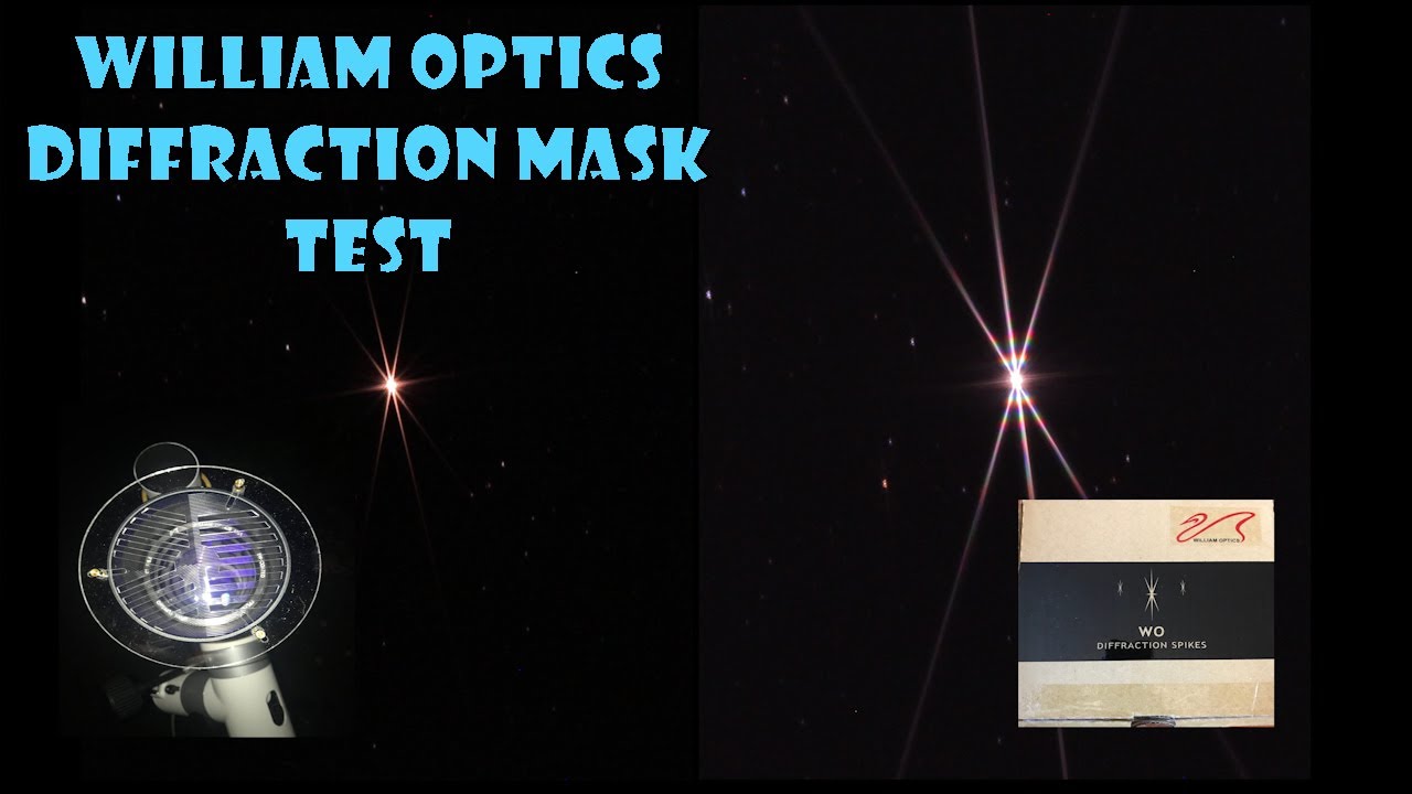 William Optics Acrylic Bahtinov Mask - Unboxing and Test