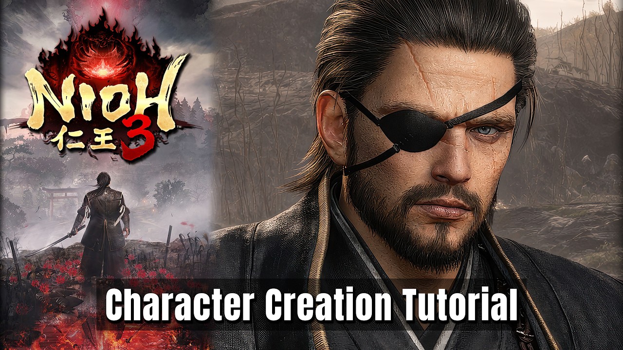 NIOH 3 - Venom Snake (Metal Gear Solid 5) - Male Character Creation Tutorial